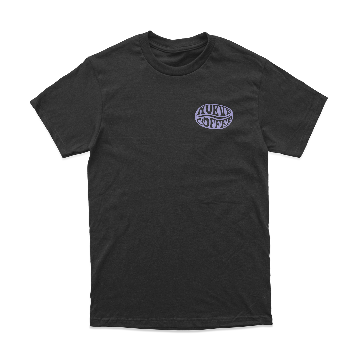 NUEVE - BLACK/PURPLE BEAN STACK T-SHIRT