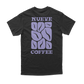 NUEVE - BLACK/PURPLE BEAN STACK T-SHIRT